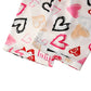 Multi-Color Heart Print Satin Pajama Set