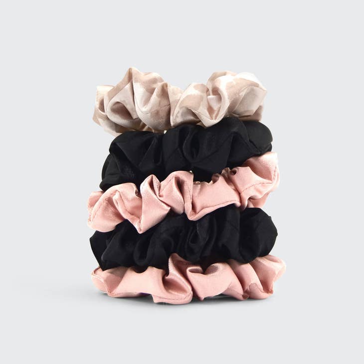 Satin Scrunchies 5pc | Assorted