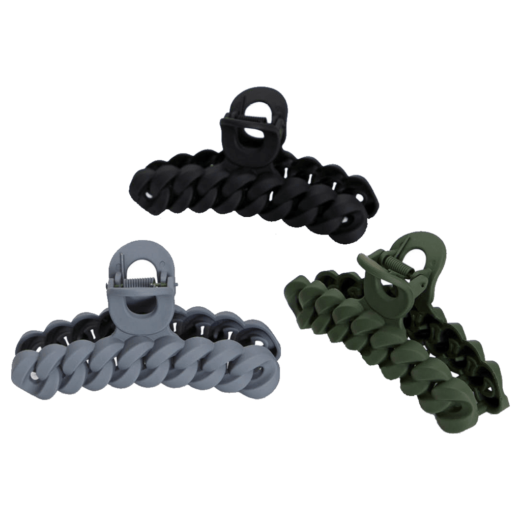 3 PC Cuban Claws - Black, Dark Olive & Slate - NuAira