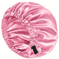 Reversible Satin Bonnet with Adjustable Band