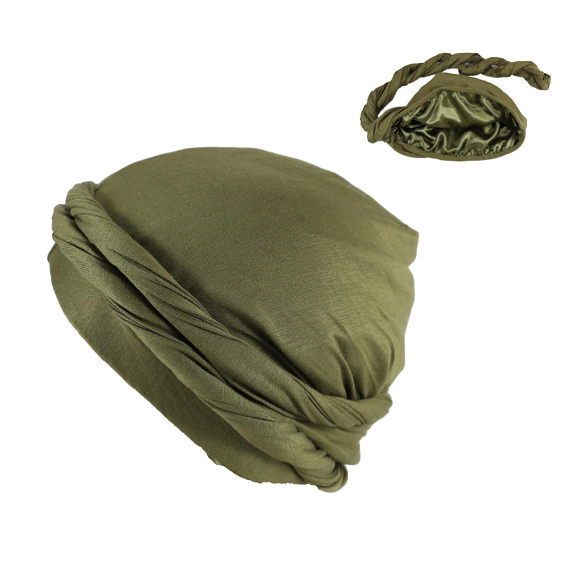 Satin-Lined Halo Turban - NuAira