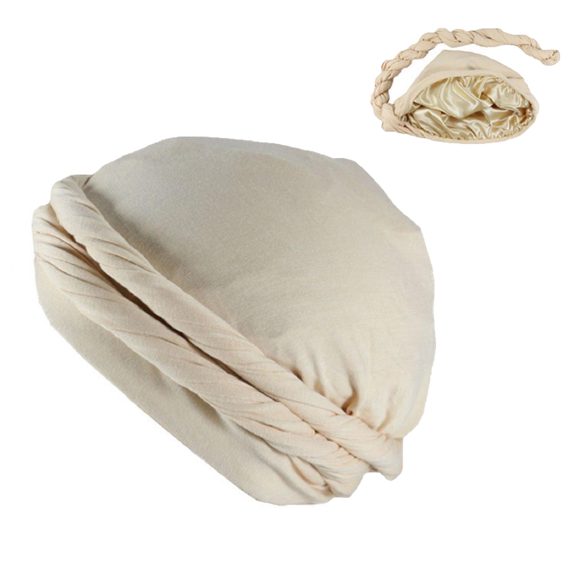 Satin-Lined Halo Turban - NuAira