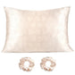 Heart Jacquard Satin Pillowcase Set