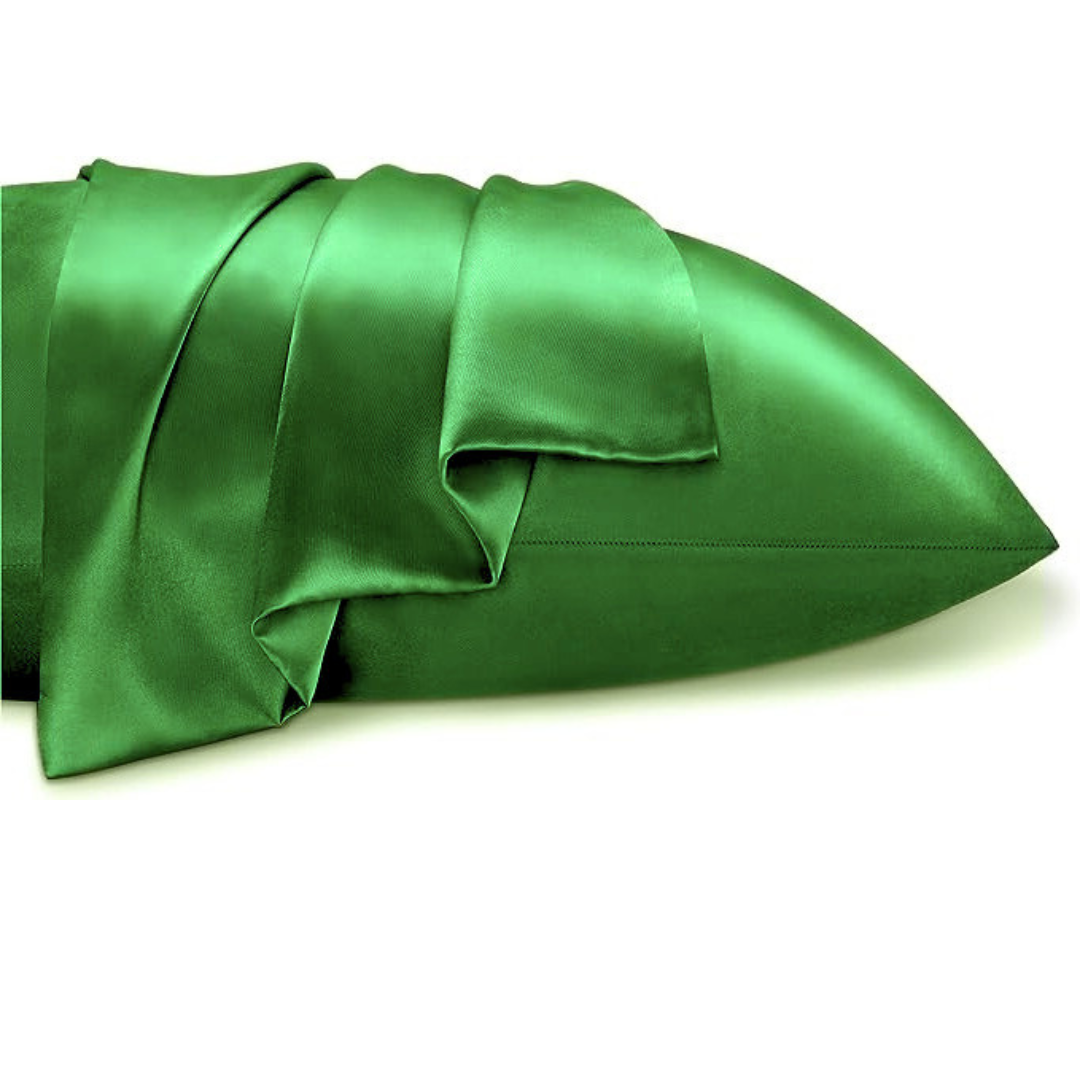 KELLY GREEN | Satin Pillowcase Set