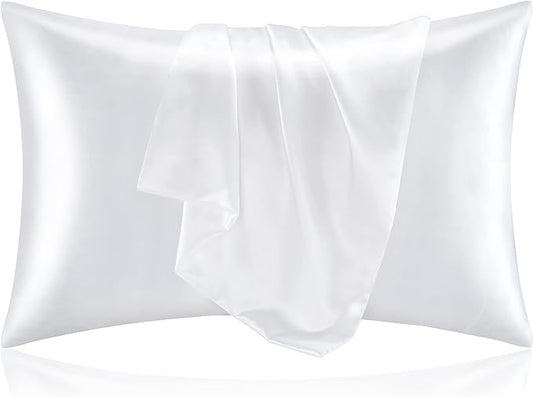 WHITE | Satin Pillowcase Set