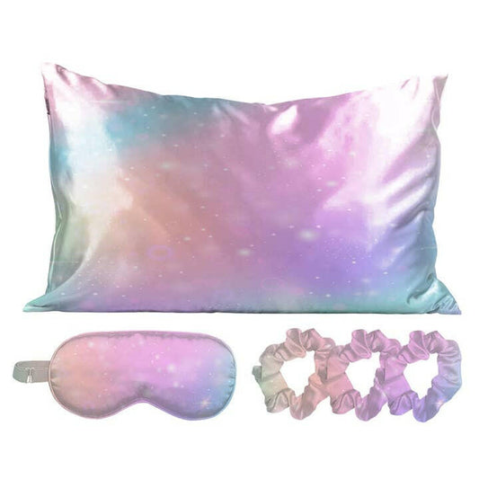 De-Stress Satin 5 pc Sleep Set - Unicorn Delight.