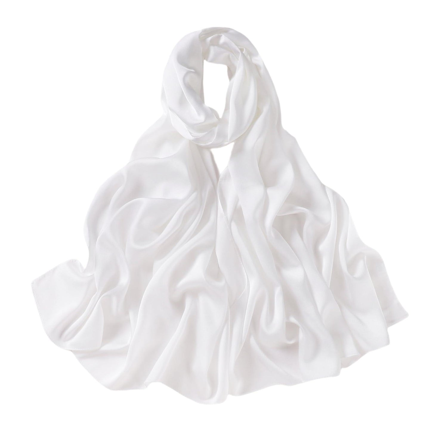 Extra Long Satin Scarf Shawl Wrap (Multiple Colors) - NuAira