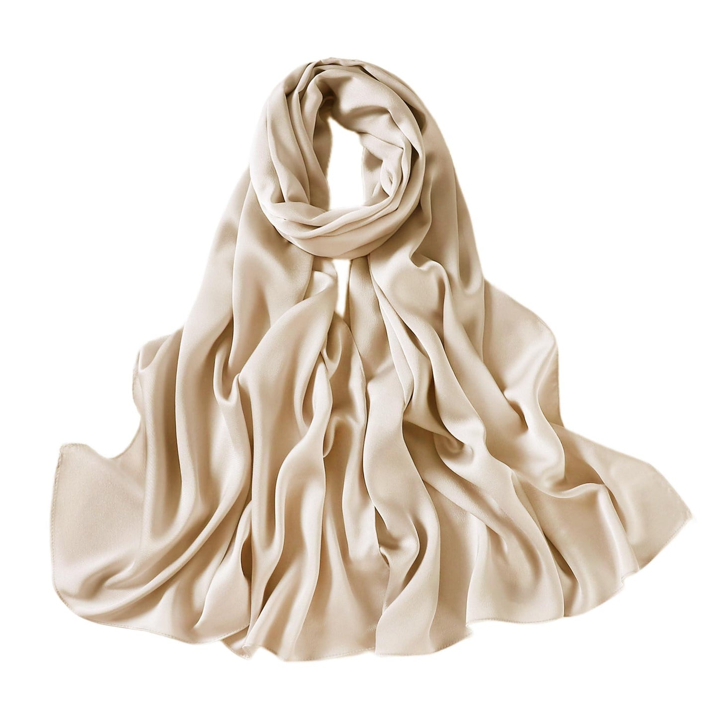 Extra Long Satin Scarf Shawl Wrap (Multiple Colors) - NuAira