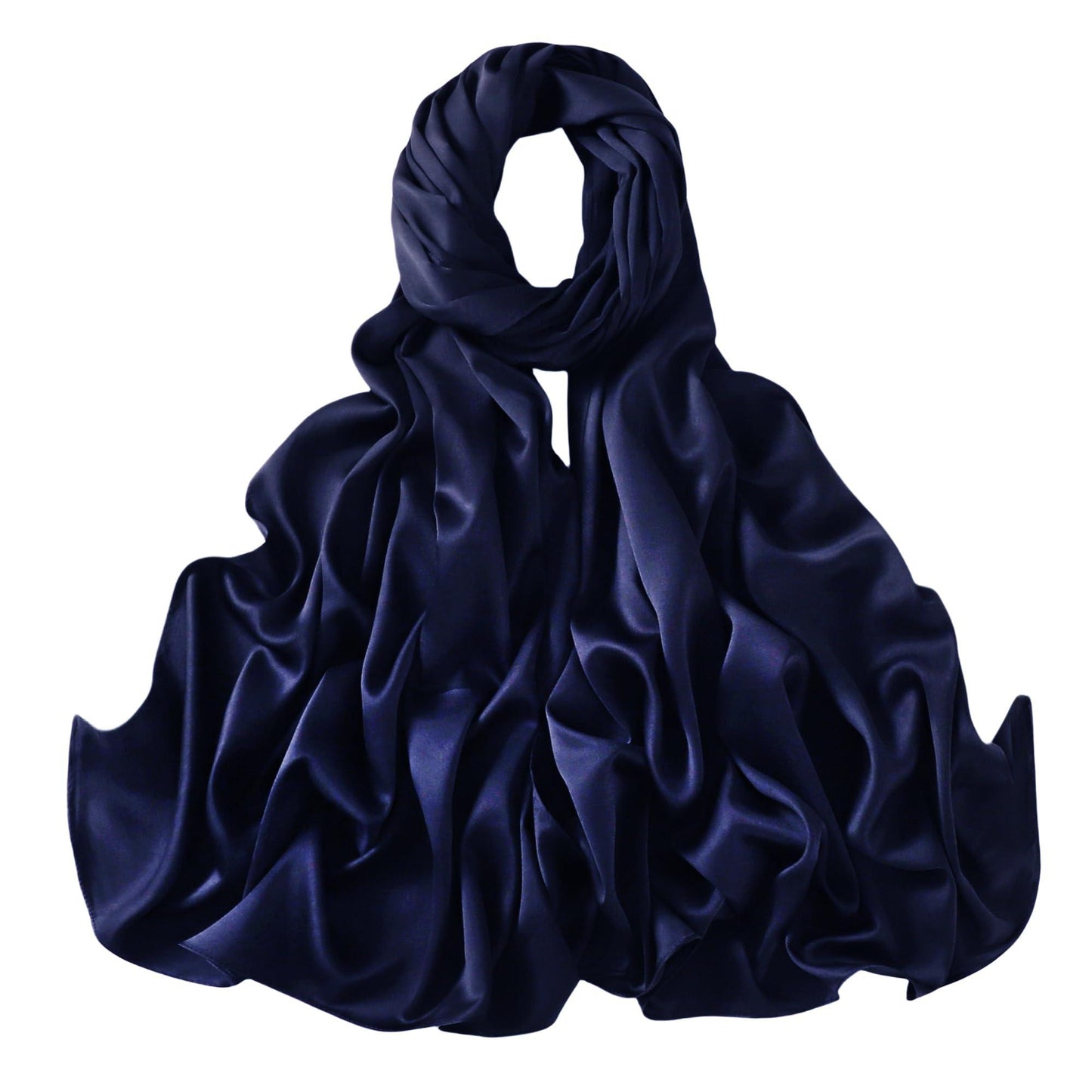 Extra Long Satin Scarf Shawl Wrap (Multiple Colors) - NuAira