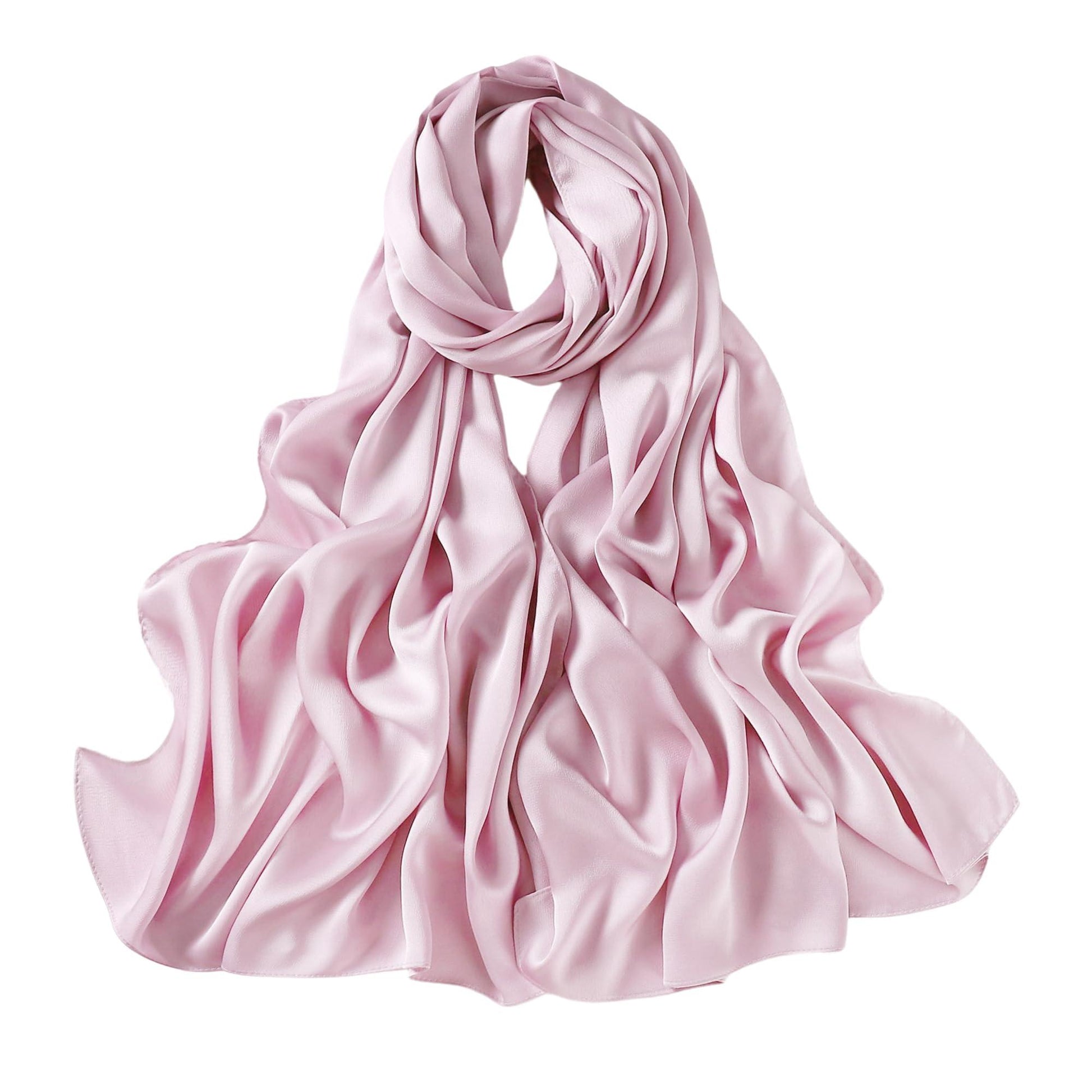 Extra Long Satin Scarf Shawl Wrap (Multiple Colors) - NuAira