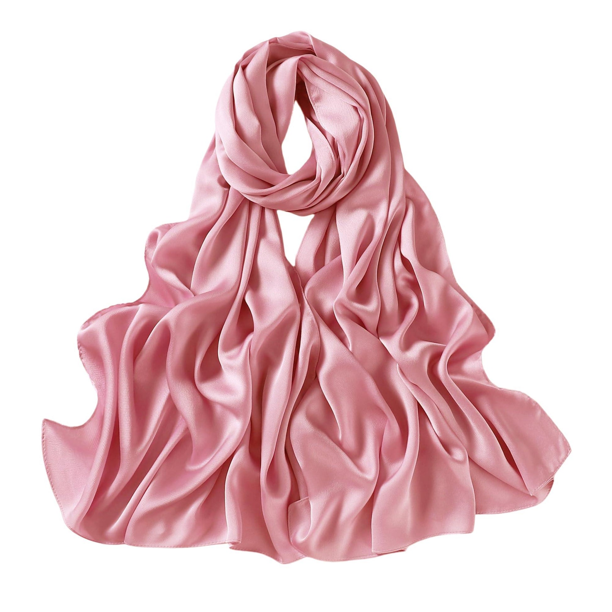 Extra Long Satin Scarf Shawl Wrap (Multiple Colors) - NuAira