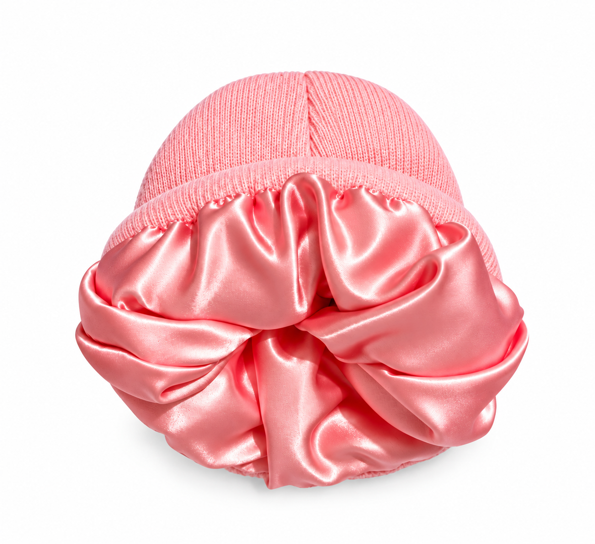 Kids Satin Lined Knit Beanie