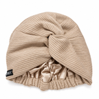 Warm Satin Lined Knit Turban