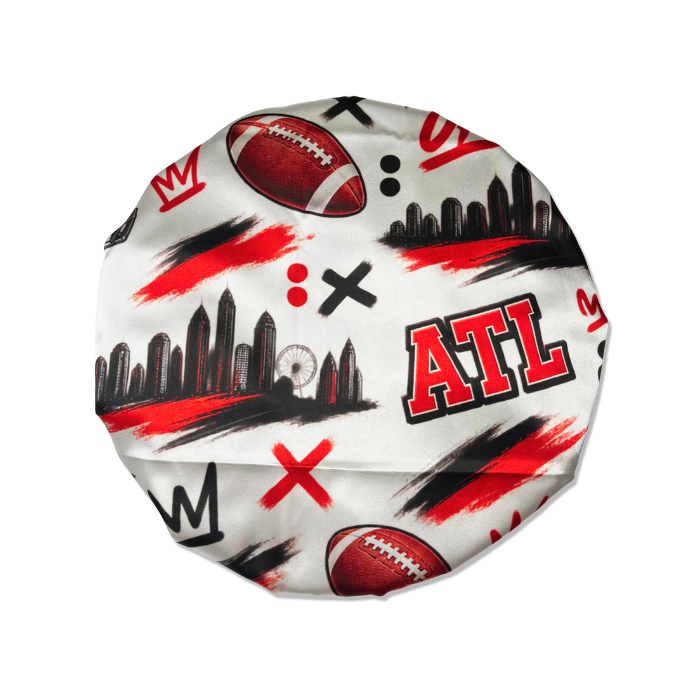 Atlanta Football Satin Bonnet Cap
