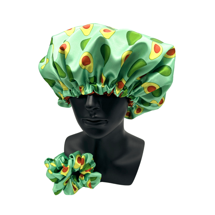 Avocado Satin Bonnet & Scrunchie - NuAira