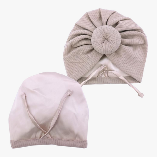 Satin Lined Turban Hat for Babies Infants & Toddlers