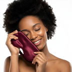 Burgundy Satin Sleep Mask