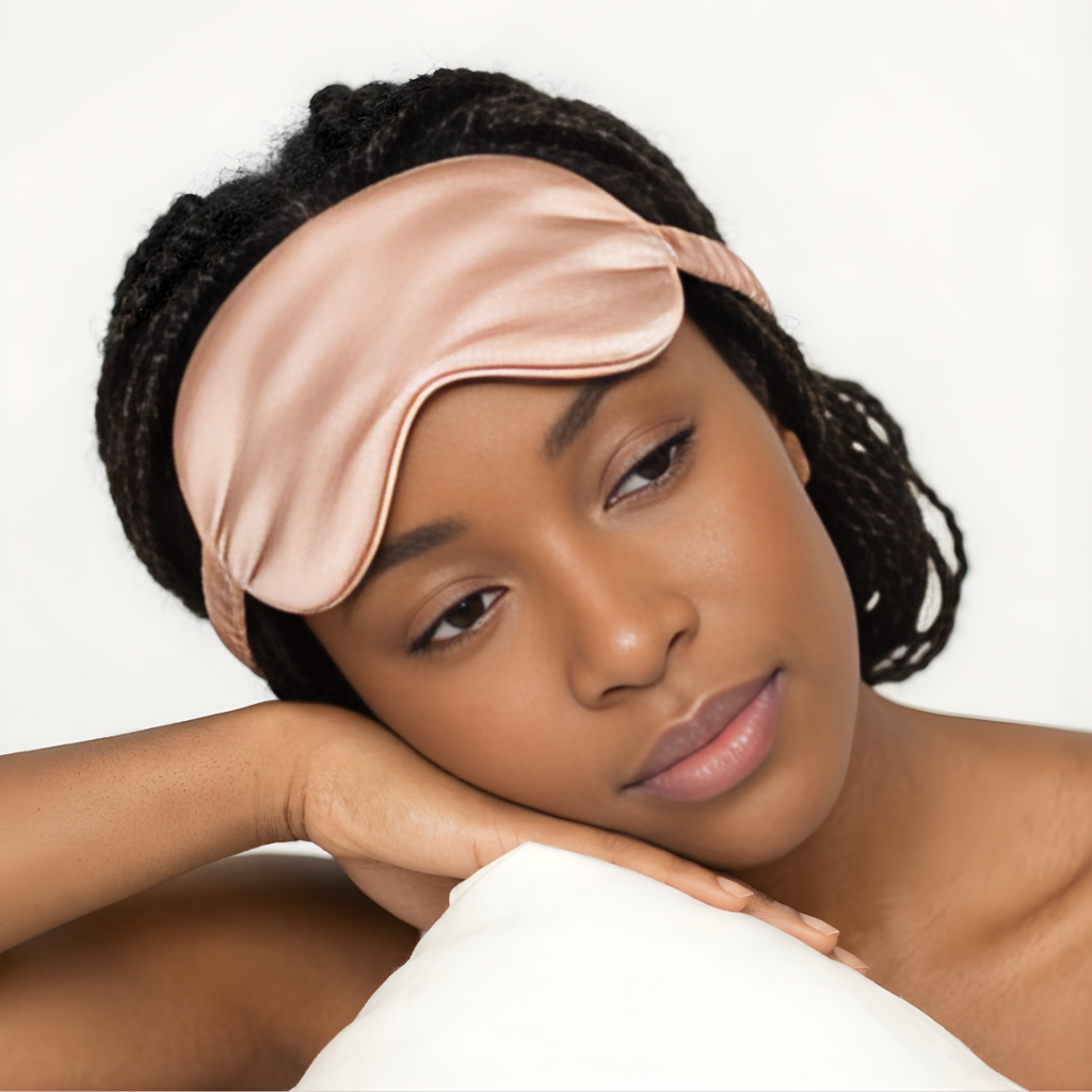 Pink Satin Sleep Mask