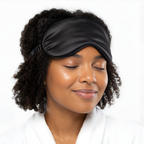 Black Satin Sleep Mask