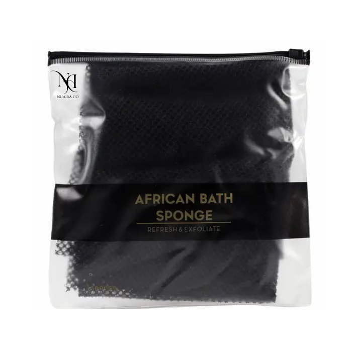 Black African Net Bath Sponge.