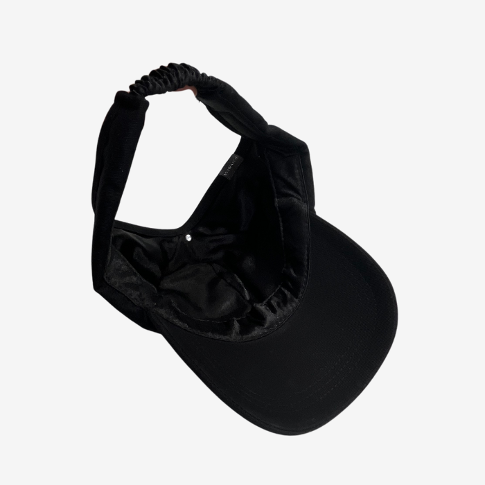Adjustable Satin Lined Backless Baseball Cap
