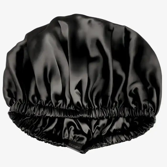 Double Layer Silk Satin Hair Bonnet for Curly and Straight Hair by NuAira and Co