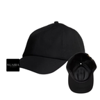 Satin Lined Baseball Cap - Black
