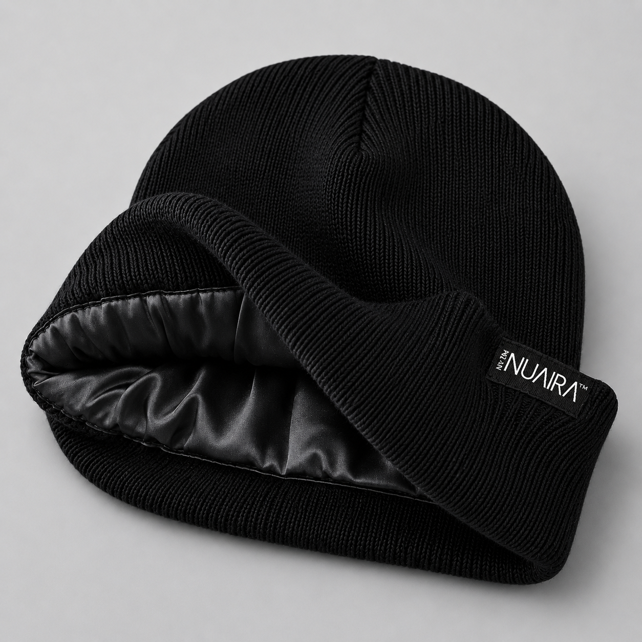 Kids Satin Lined Winter Beanie Hat – Cozy, Hair-Protective & Warm