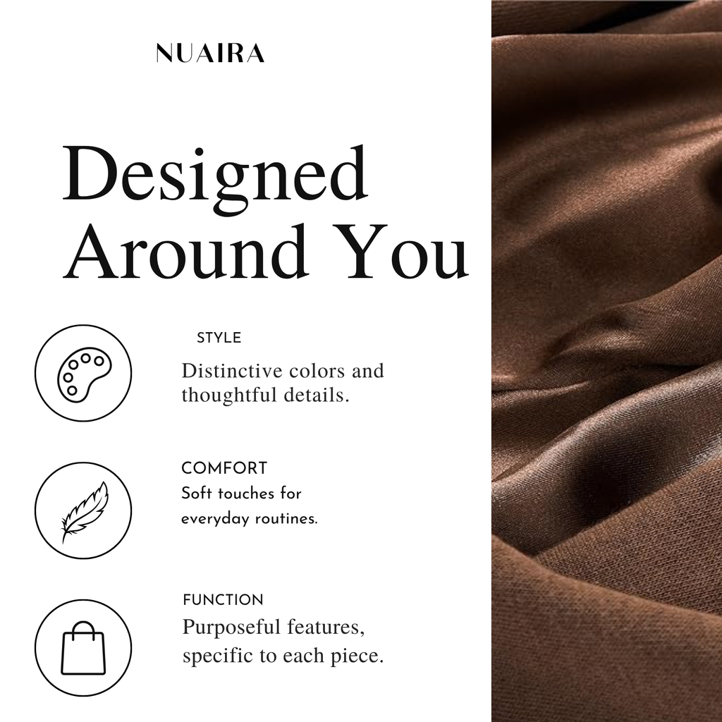 Brown Satin Lined Hoodie