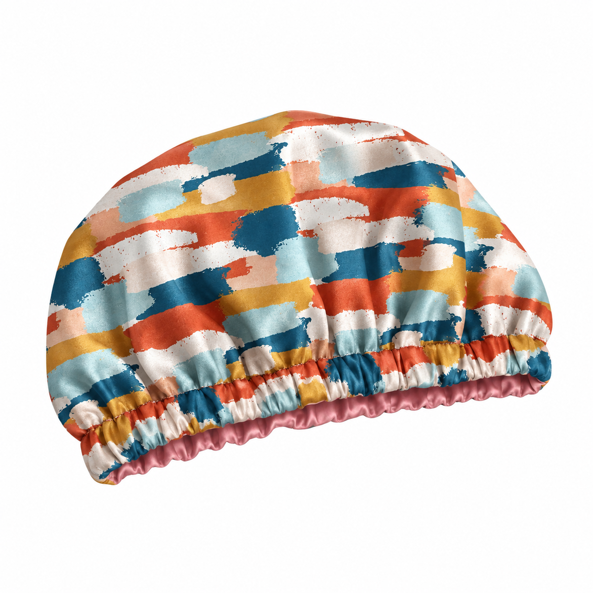 Mod Brush Strokes Satin Bonnet