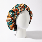 Autumn Blossom Satin Bonnet