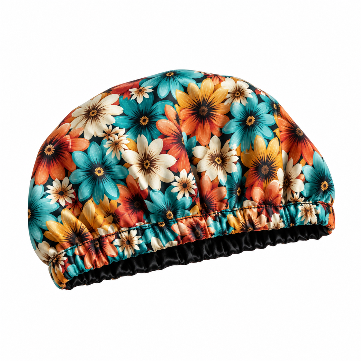 Autumn Blossom Satin Bonnet