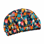 Kaleidoscope Geometric Satin Bonnet