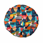 Kaleidoscope Geometric Satin Bonnet