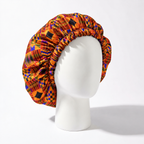 Kente Cloth Satin Bonnet