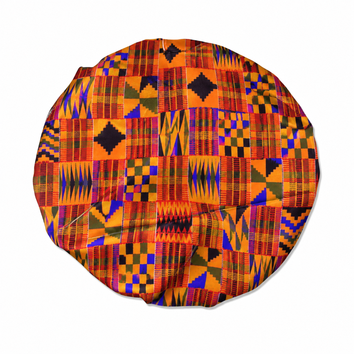 Kente Cloth Satin Bonnet