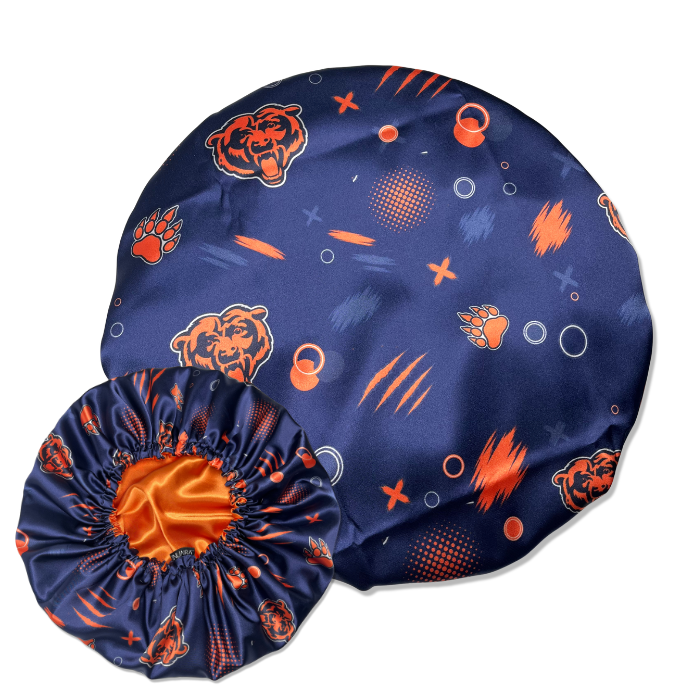 Chicago Football Satin Bonnet Cap