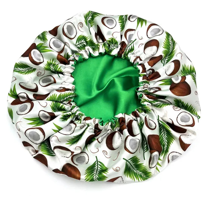 Coconut Delight Satin Bonnet & Scrunchie - NuAira
