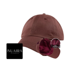 Satin Lined Baseball Cap | Coffee Brown