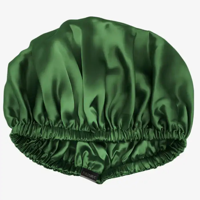 Double Layer Silk Satin Hair Bonnet for Curly and Straight Hair by NuAira and Co