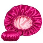 Double layer satin bonnet hair for curly hair, braids and locs