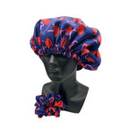 Field of Hearts Satin Bonnet & Scrunchie - NuAira