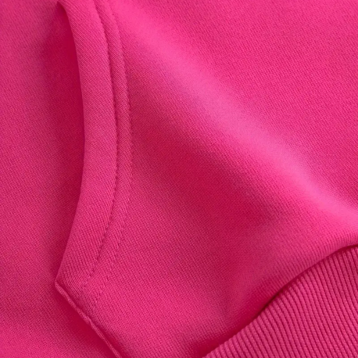 Satin Lined Oversized Hoodie - Fuchsia - NuAira