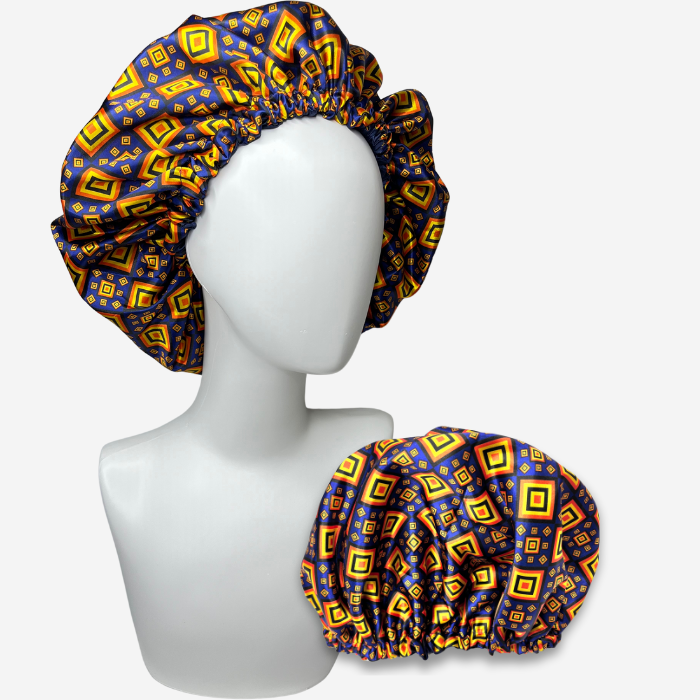 Geometric Ikat Bonnet