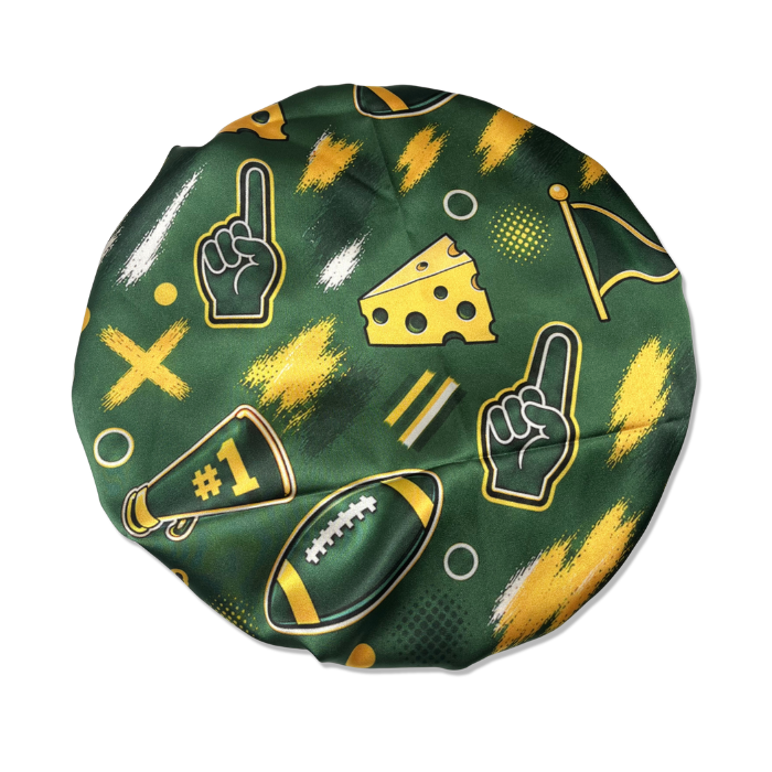 Green Bay Football Satin Bonnet Cap