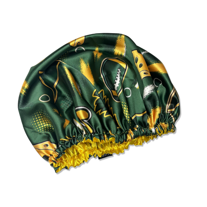 Green Bay Football Satin Bonnet Cap