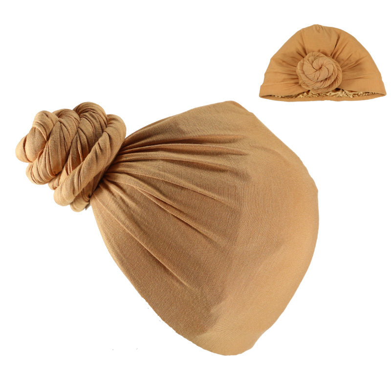 Satin-Lined Halo Turban | Gold - NuAira