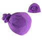 Satin-Lined Halo Turban | Purple - NuAira