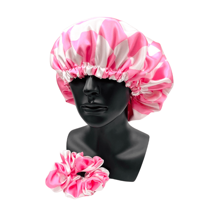 Kateri Satin Bonnet & Scrunchie - NuAira