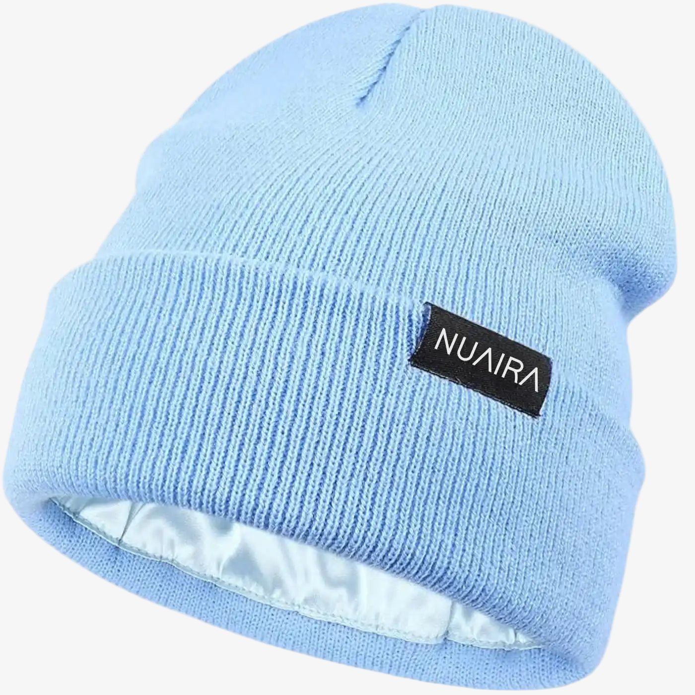 Kids Satin Lined Winter Beanie Hat by NuAira and Co. Soft, warm and comfortable.